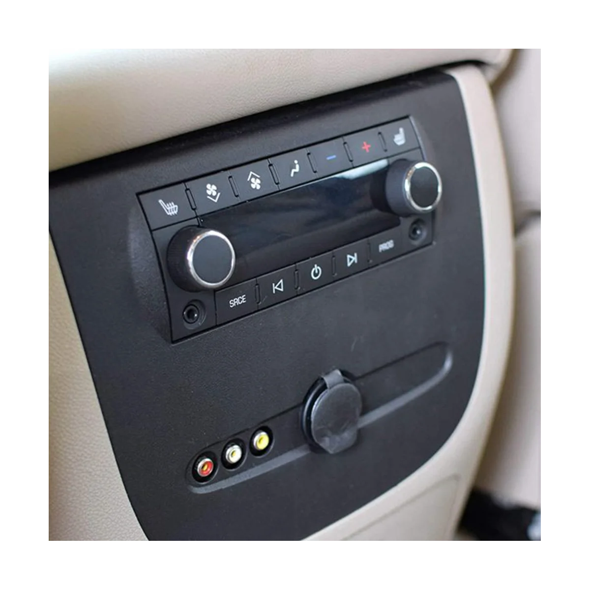 

2Pcs Rear Radio Audio Volume Control Knob Dial Tuner for 07-13 Chevy Tahoe Chevrolet Silverado Gmc Acadia