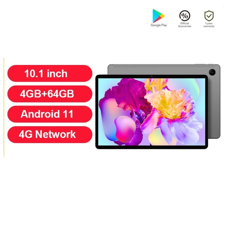 Top 10.1 Inch Tablet 1920x1200 IPS 4GB RAM 64GB ROM Android 11 SC9863A Octa Core 4G Network Wifi GPS Type-C 
Top 10.1 Inch Tablet 1920x1200 IPS 4GB RAM 64GB ROM Android 11 SC9863A Octa Core 4G Network Wifi GPS Type-C