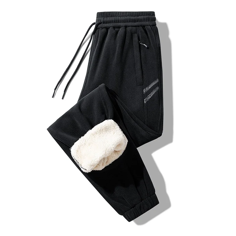 Fleece Pants Winter Pants Men Thick Sweatpants Drawstring Trousers Men Warm Velvet Ankle-Tied Pants Fur Lined Running New C467
Fleece Pants Winter Pants Men Thick Sweatpants Drawstring Trousers Men Warm Velvet Ankle-Tied Pants Fur Lined Running New C467