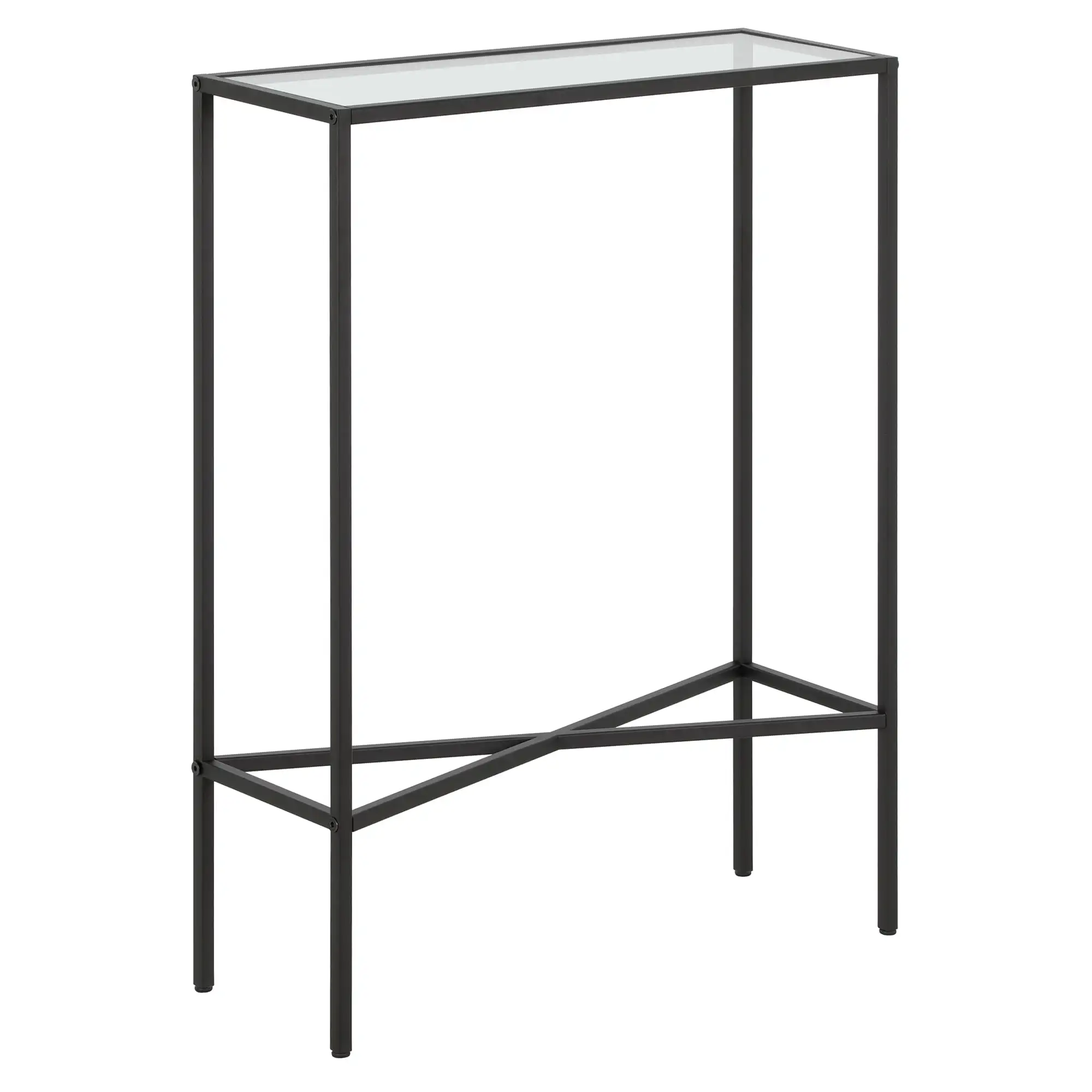 Evelyn&Zoe Industrial 22" Wide Blackened Bronze Console Table clean lines geometric crossbar steel frame
Evelyn&Zoe Industrial 22" Wide Blackened Bronze Console Table clean lines geometric crossbar steel frame