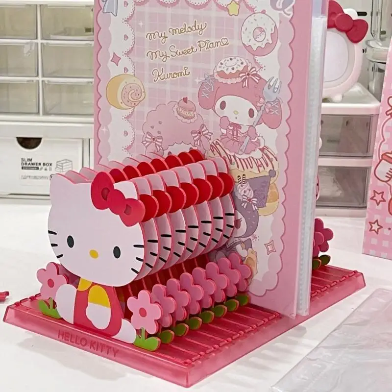 

New Sanrio Hello Kitty Bookshelf Desktop Shelving Desk File Shelving Student Card Book Shelving Cartoon Cuteness