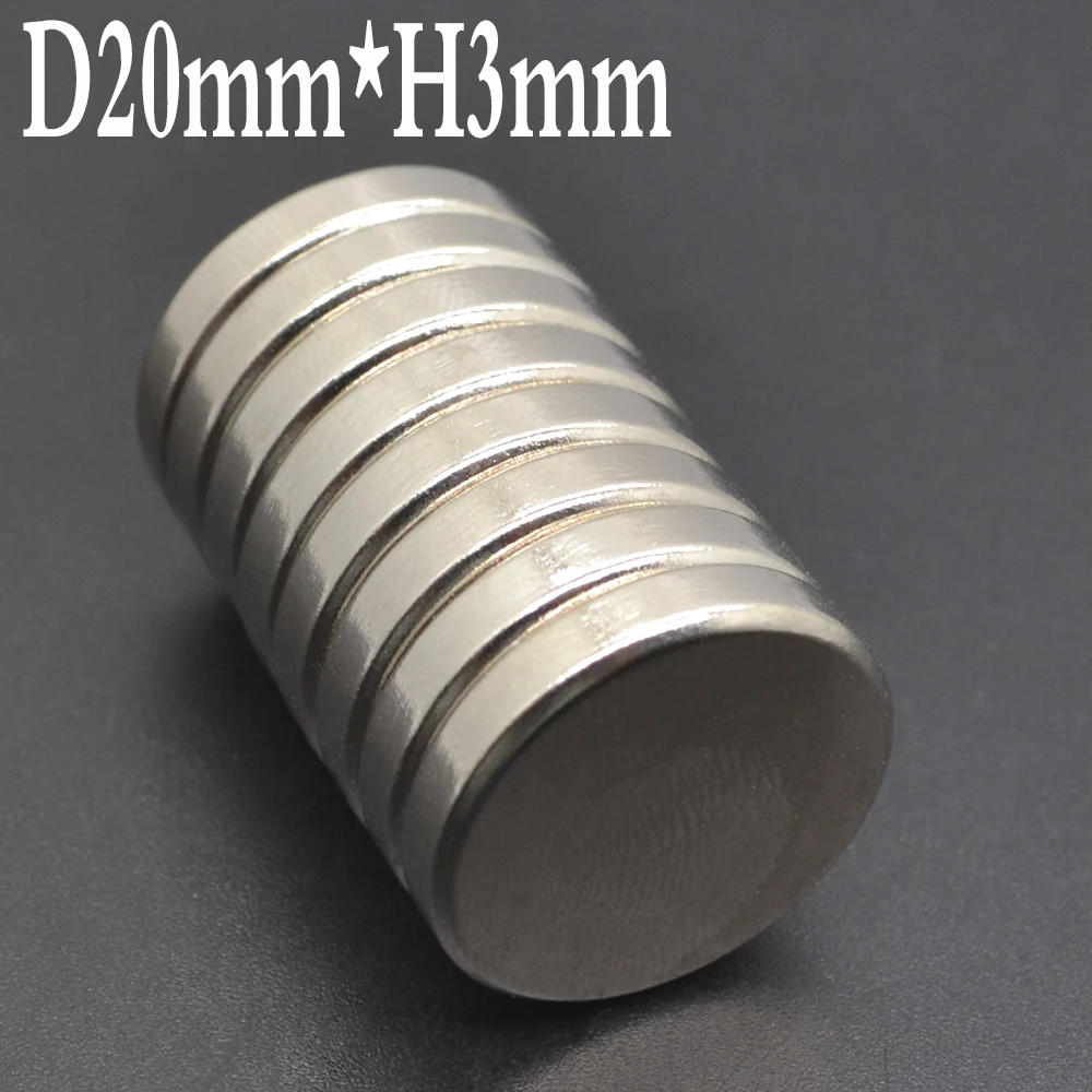 1/5/10/20/50/1000Pcs 20x3 Round NdFeB Neodymium Magnet N35 Super Powerful imanes Permanent Magnetic Disc imanes new magnet
1/5/10/20/50/1000Pcs 20x3 Round NdFeB Neodymium Magnet N35 Super Powerful imanes Permanent Magnetic Disc imanes new magnet