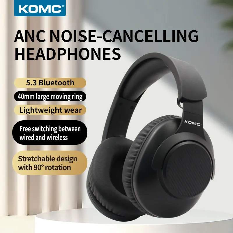 Wireless Bluetooth Headphones With Mic Noise Cancelling Headsets Stereo Sound Earphones Sports Gaming Headphones Supports TF
Wireless Bluetooth Headphones With Mic Noise Cancelling Headsets Stereo Sound Earphones Sports Gaming Headphones Supports TF