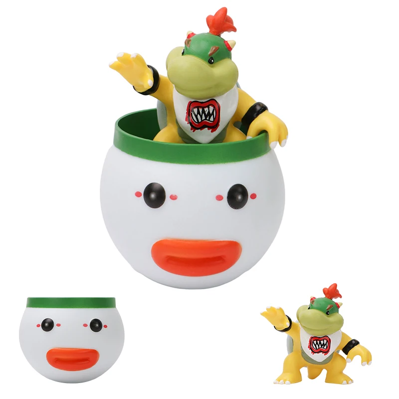 

Mario Bros Action Figure Bowser Jr and Clown Car Movie Game Anime Figure Mode Collectible Toys for Boys Girls Birthday Gift