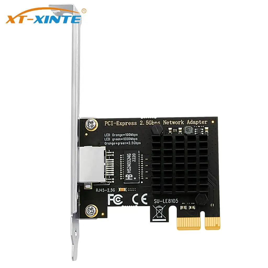 Внутренняя карта PCIE 2500 Мбит/с гигабитная сетевая карта 100/1000/2500 Мбит/с RTL8125/I225V RJ45 сетевая карта PCI-E 2,5G сетевой адаптер
Внутренняя карта PCIE 2500 Мбит/с гигабитная сетевая карта 100/1000/2500 Мбит/с RTL8125/I225V RJ45 сетевая карта PCI-E 2,5G сетевой адаптер