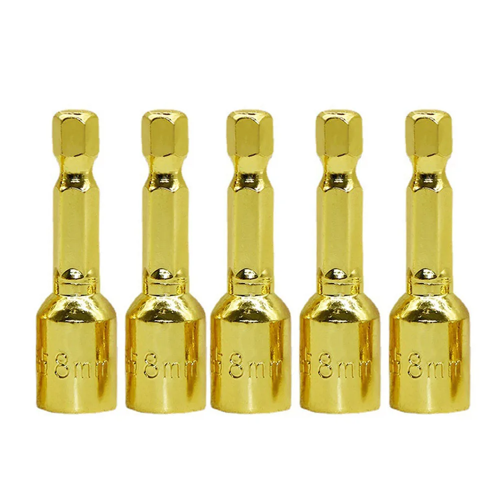 Magnetic Nut Screwdriver 5pcs 8mm Hex Shank Driver Adapter Ideal for Carpentry Projects and Auto Parts Assembly
Magnetic Nut Screwdriver 5pcs 8mm Hex Shank Driver Adapter Ideal for Carpentry Projects and Auto Parts Assembly