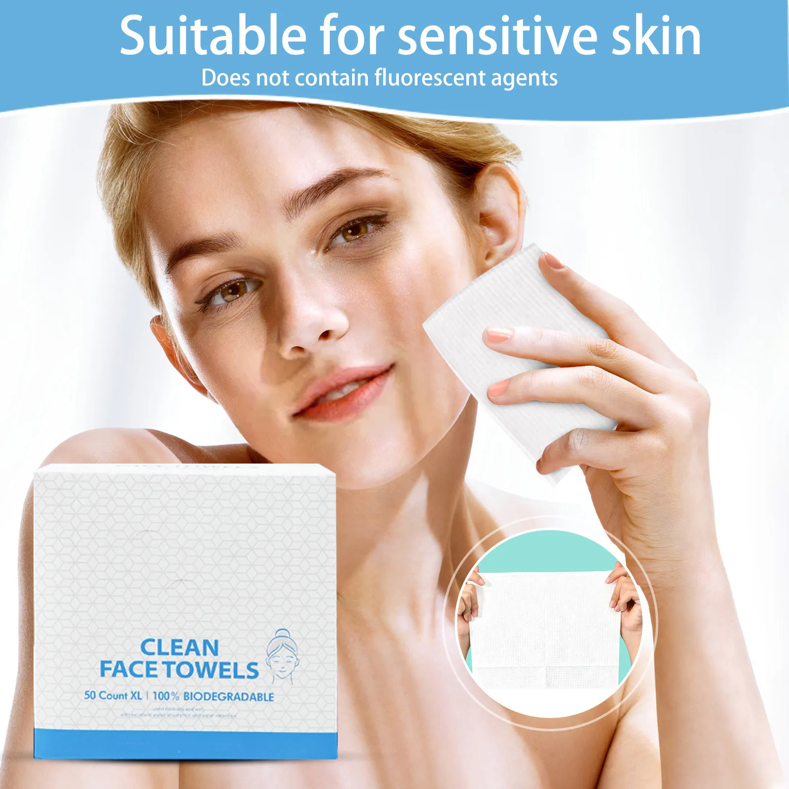Clean Skin Club Clean Towels XL, 100% USDA Bio based Face Towel, Disposable Face Towelette, Makeup Remover Dry Wipes 50 Ct, 1 Pa 10 Mallzona Scd35be552e0d469f85d94a8e96ed6c69r Clean Skin Club Clean Towels XL, 100% USDA Bio based Face Towel, Disposable Face Towelette, Makeup Remover Dry Wipes 50 Ct, 1 Pa Mallzona