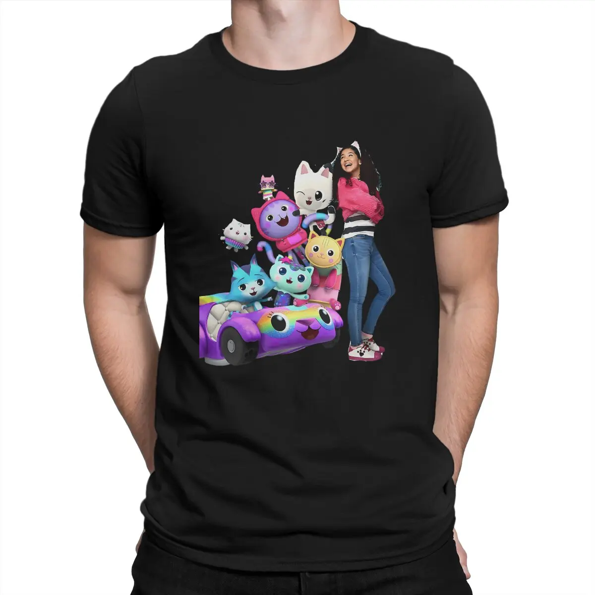 Birthday Party T Shirts Men 100% Cotton Casual T-Shirt O Neck Gabby's Dollhouse Tees Short Sleeve Clothes Printing
Birthday Party T Shirts Men 100% Cotton Casual T-Shirt O Neck Gabby's Dollhouse Tees Short Sleeve Clothes Printing
