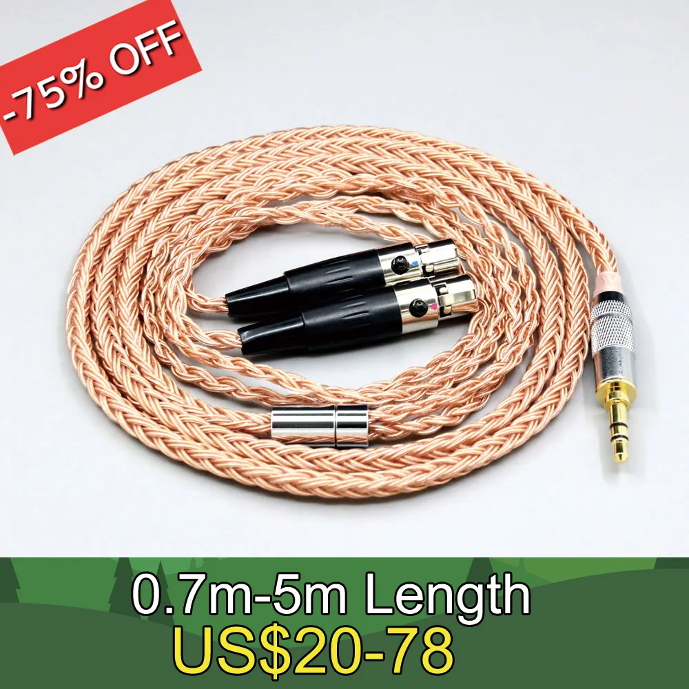 

2.5mm 3.5mm XLR Balanced 16 Core 99% 7N OCC Earphone Cable For Audeze LCD-3 LCD-2 LCD-X LCD-XC LCD-4z LCD-MX4 LCD-GX LN006753