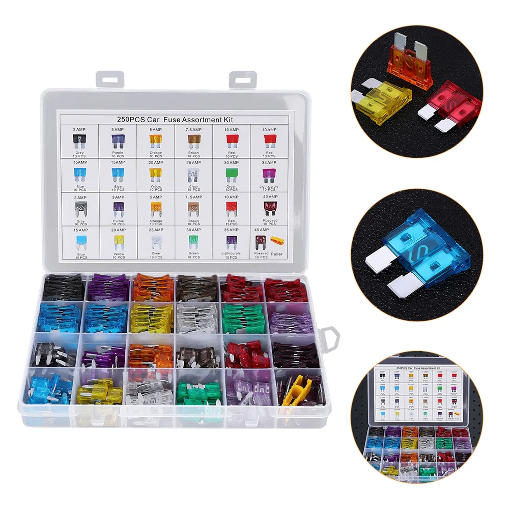 250 Pcs Medium Safety Pin Miniature Kits Marine Replacement Fuses Zinc Alloy Car Assortment
250 Pcs Medium Safety Pin Miniature Kits Marine Replacement Fuses Zinc Alloy Car Assortment