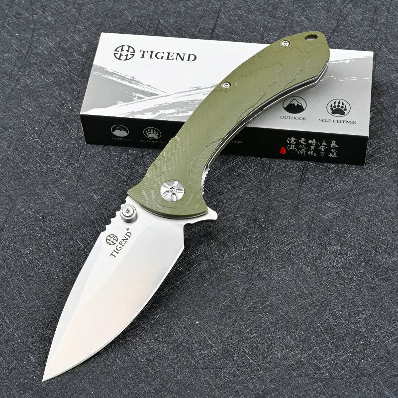 TIGEND G10 Folding Blade Knife Tactical Military Pocket Knives Self Defence Combat Hunting Survival EDC Jackknife Nava Faca
TIGEND G10 Folding Blade Knife Tactical Military Pocket Knives Self Defence Combat Hunting Survival EDC Jackknife Nava Faca