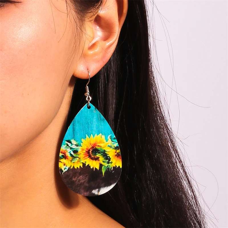 Handmade Flower Drop Earrings - Colorful Knitted Dangle Hooks for Women 16 Scd3891fe62ed4e73abeb0a19f1aa0b21e