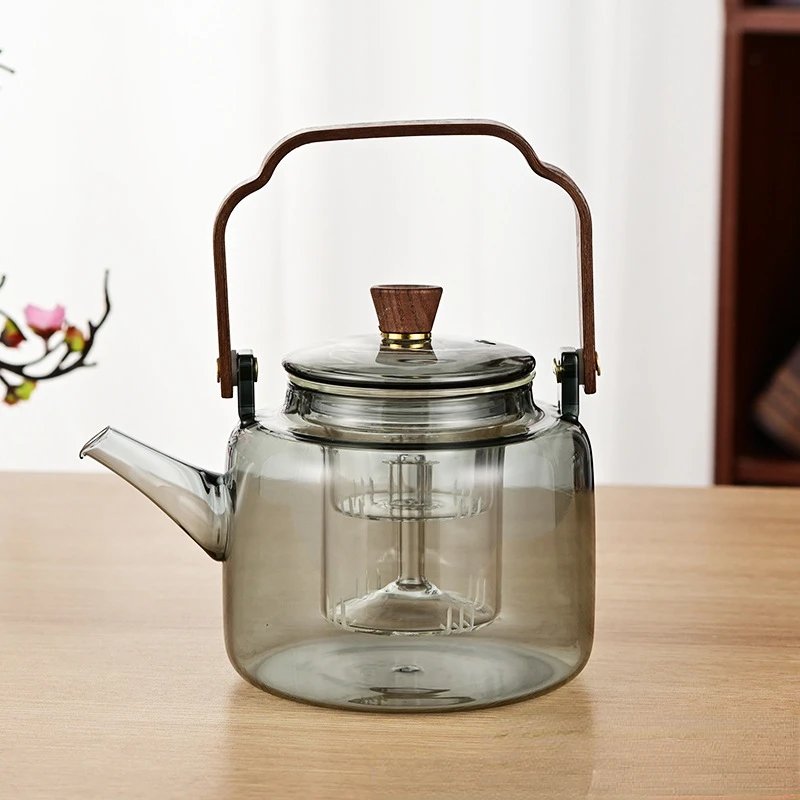 

Glass Beam Teapot Electric Pottery Stove Household Use Heat Resistant Tea Set Boiling Kettle Can Be Steamed Cooked Water Jug