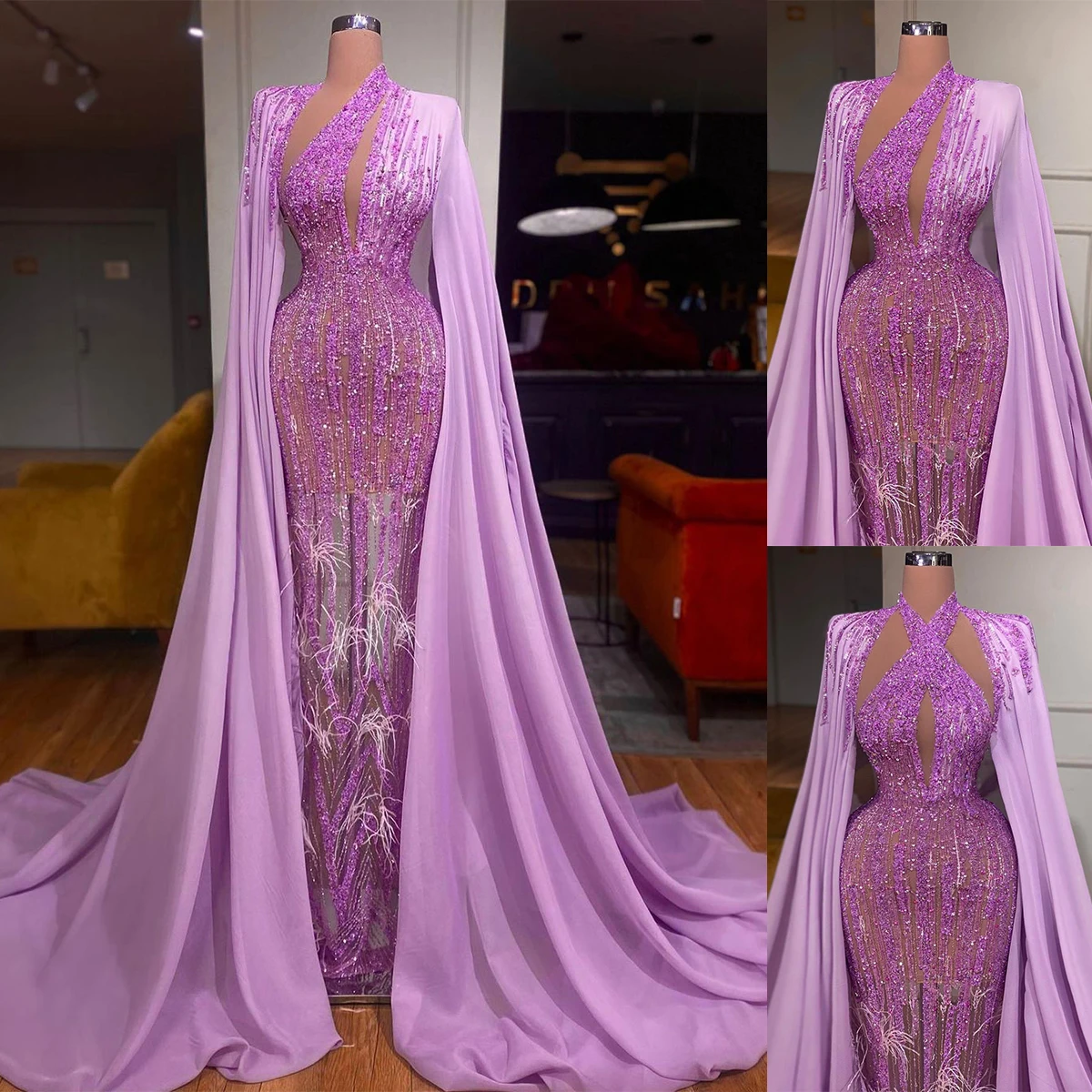 Luxury Dubai Prom Dresses Sexy One Shoulder Sequined Appliques Lace Evening Gowns Custom Made Sweep Train Party Formal Wear
Luxury Dubai Prom Dresses Sexy One Shoulder Sequined Appliques Lace Evening Gowns Custom Made Sweep Train Party Formal Wear