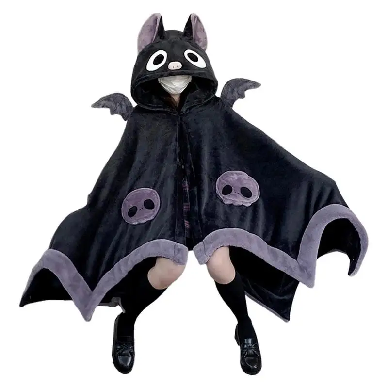 Cute Trend Anime Bat Sleeved Blanket For Women Fluffy Kawaii Ponchos Soft Loose Cloaks Fox Cartoon Pajamas Velvet Hooded Cape
Cute Trend Anime Bat Sleeved Blanket For Women Fluffy Kawaii Ponchos Soft Loose Cloaks Fox Cartoon Pajamas Velvet Hooded Cape