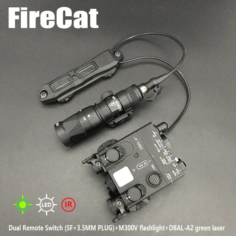 Airsoft Tactical DBAL A2 IR Laser Red Green Sight Surefir M300V Strobe Flashlight With Momentary Constant Switch Set Weapon Lamp
Airsoft Tactical DBAL A2 IR Laser Red Green Sight Surefir M300V Strobe Flashlight With Momentary Constant Switch Set Weapon Lamp