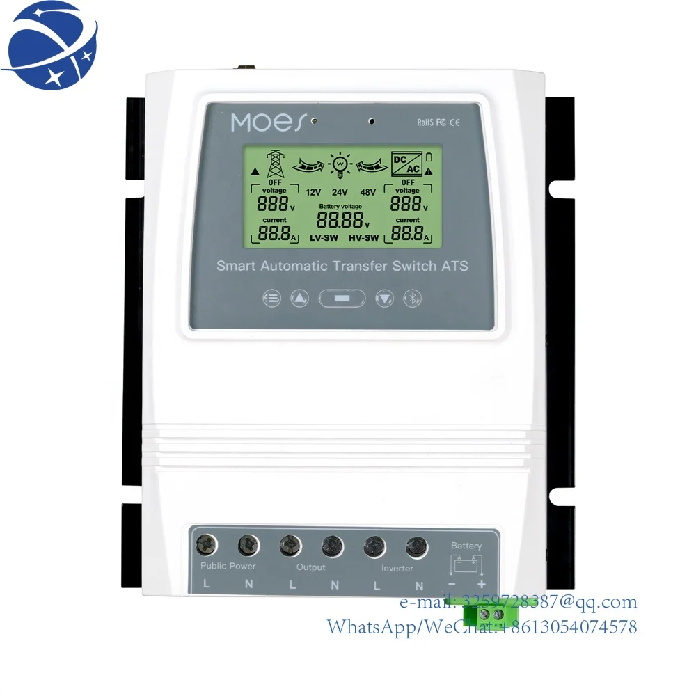 Yyhc4th Dual Power Controller 80A 16KW Automatic Transfer Switch for Off Grid Solar Wind System ATS DC12V 24V 48V AC110V 220V
Yyhc4th Dual Power Controller 80A 16KW Automatic Transfer Switch for Off Grid Solar Wind System ATS DC12V 24V 48V AC110V 220V