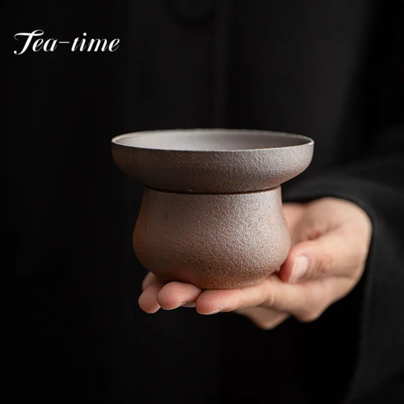 Chinese Old Rock Mud Ceramic Tea Infusor Handmade Gilded Silver Art Tea Strainer Tea Making Tea Filter Set Tableware Ornaments
Chinese Old Rock Mud Ceramic Tea Infusor Handmade Gilded Silver Art Tea Strainer Tea Making Tea Filter Set Tableware Ornaments