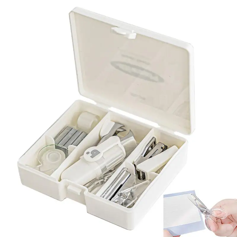 Mini Stapler Set Desktop Stapler Compact Stapler Kids Stapler With Scissors & Staple Remover Tiny Stapler In Portable Case Cute
Mini Stapler Set Desktop Stapler Compact Stapler Kids Stapler With Scissors & Staple Remover Tiny Stapler In Portable Case Cute