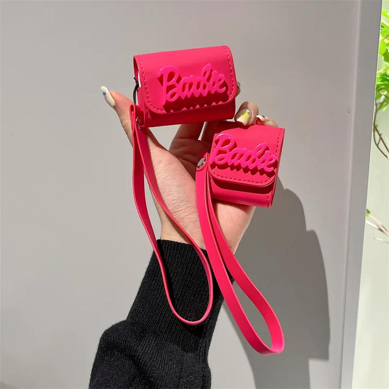 Barbie Pink PU Leather Bag Case For Airpods Case,Soft Protective Earphone Cover For Airpods 3 Case 2021 For Girls/Women
Barbie Pink PU Leather Bag Case For Airpods Case,Soft Protective Earphone Cover For Airpods 3 Case 2021 For Girls/Women