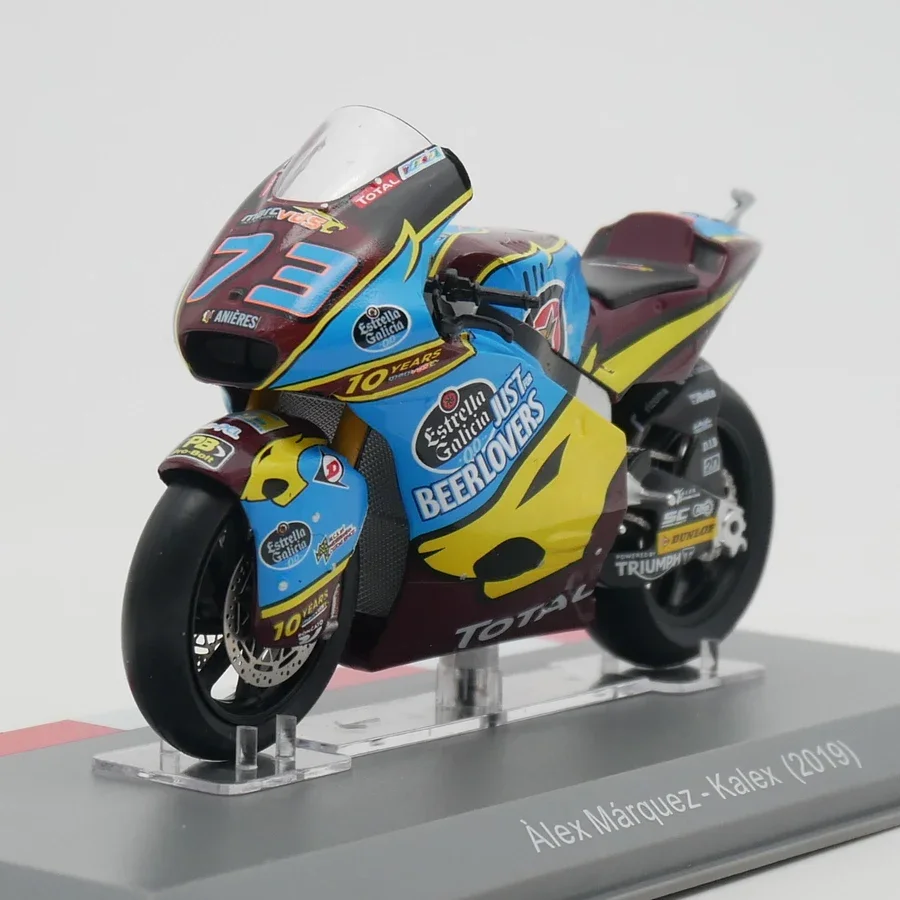 

IXO 1:18 Scale Diecast Alloy GP 2019 Alex Marquez Kalex Motorcycle Toys Cars Model Classics Adult Souvenir Gifts Static Display