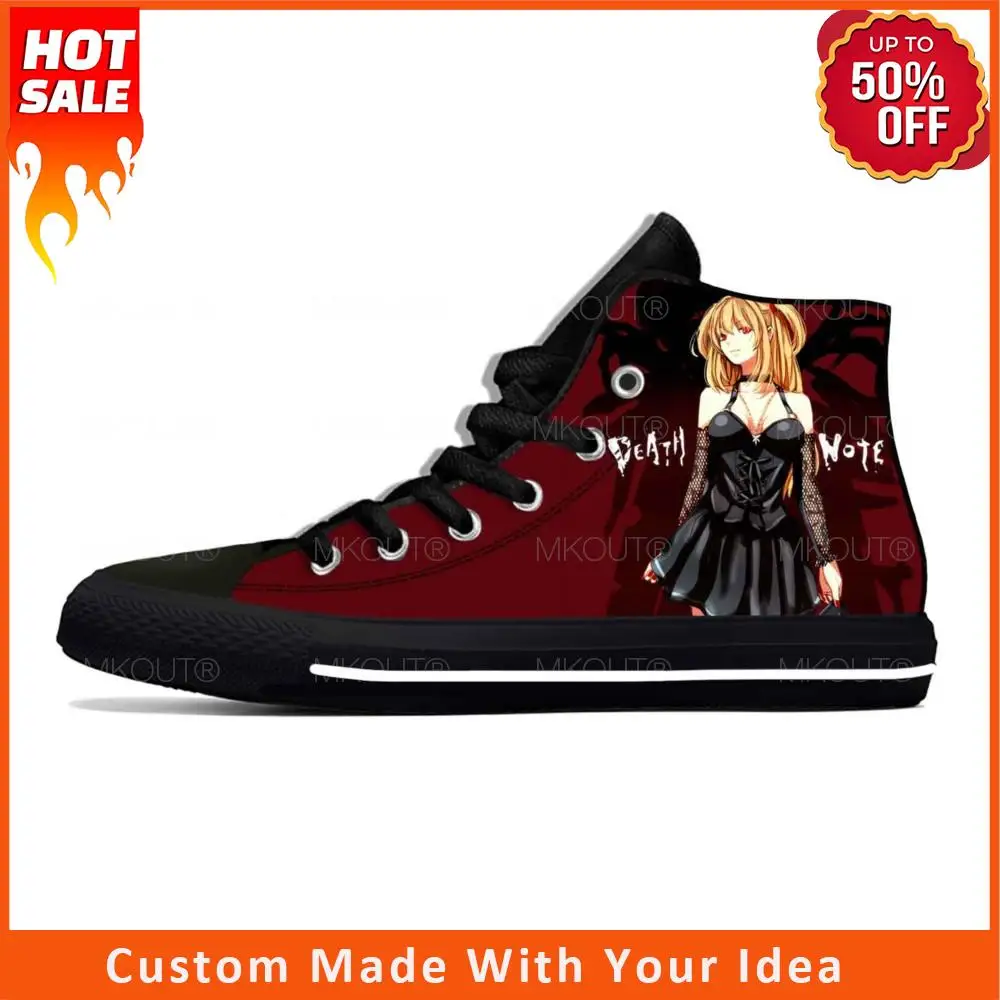 Japanese Anime Cartoon Death Note Amane Misa Cute Casual Cloth Shoes High Top Lightweight Breathable 3D Print Men Women Sneakers
Japanese Anime Cartoon Death Note Amane Misa Cute Casual Cloth Shoes High Top Lightweight Breathable 3D Print Men Women Sneakers