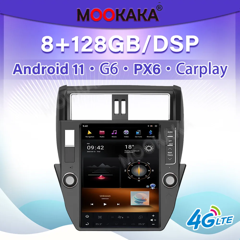 Android 11 For Toyota Land Cruiser Prado LC150 2010-2013 Car Stereo Radio Multimedia Player GPS Navigation Auto Audio Head Unit
Android 11 For Toyota Land Cruiser Prado LC150 2010-2013 Car Stereo Radio Multimedia Player GPS Navigation Auto Audio Head Unit