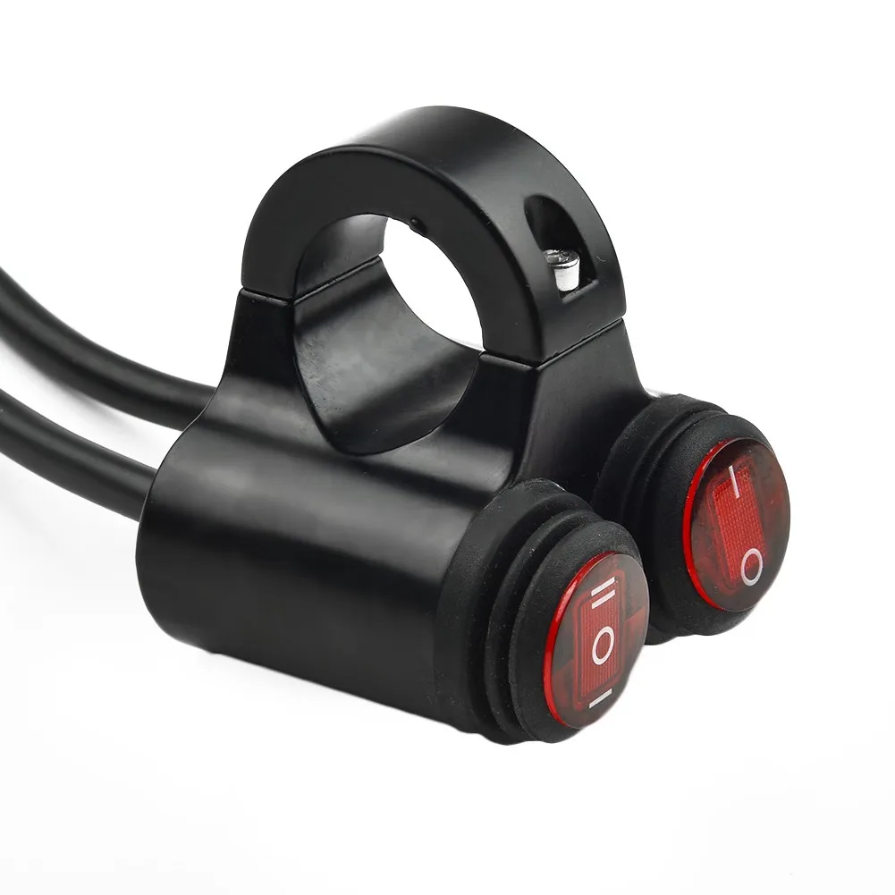 1pc Motorcycle Handlebar Dual Button Switch Black Red 7/8Inch 22mm ATV Control ON OFF Fog Headlight 12V Durable Practical
1pc Motorcycle Handlebar Dual Button Switch Black Red 7/8Inch 22mm ATV Control ON OFF Fog Headlight 12V Durable Practical
