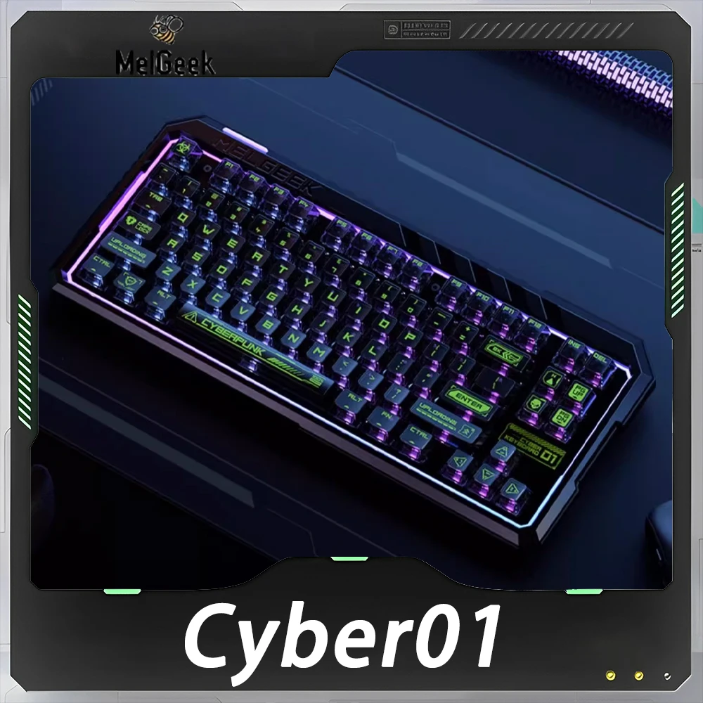 Механическая клавиатура MelGeek Cyber01 с быстрым запуском, кольцевая стандартная клавиатура с горячей заменой, игровая клавиатура с низкой задержкой для ПК, подарки для любителей
Механическая клавиатура MelGeek Cyber01 с быстрым запуском, кольцевая стандартная клавиатура с горячей заменой, игровая клавиатура с низкой задержкой для ПК, подарки для любителей