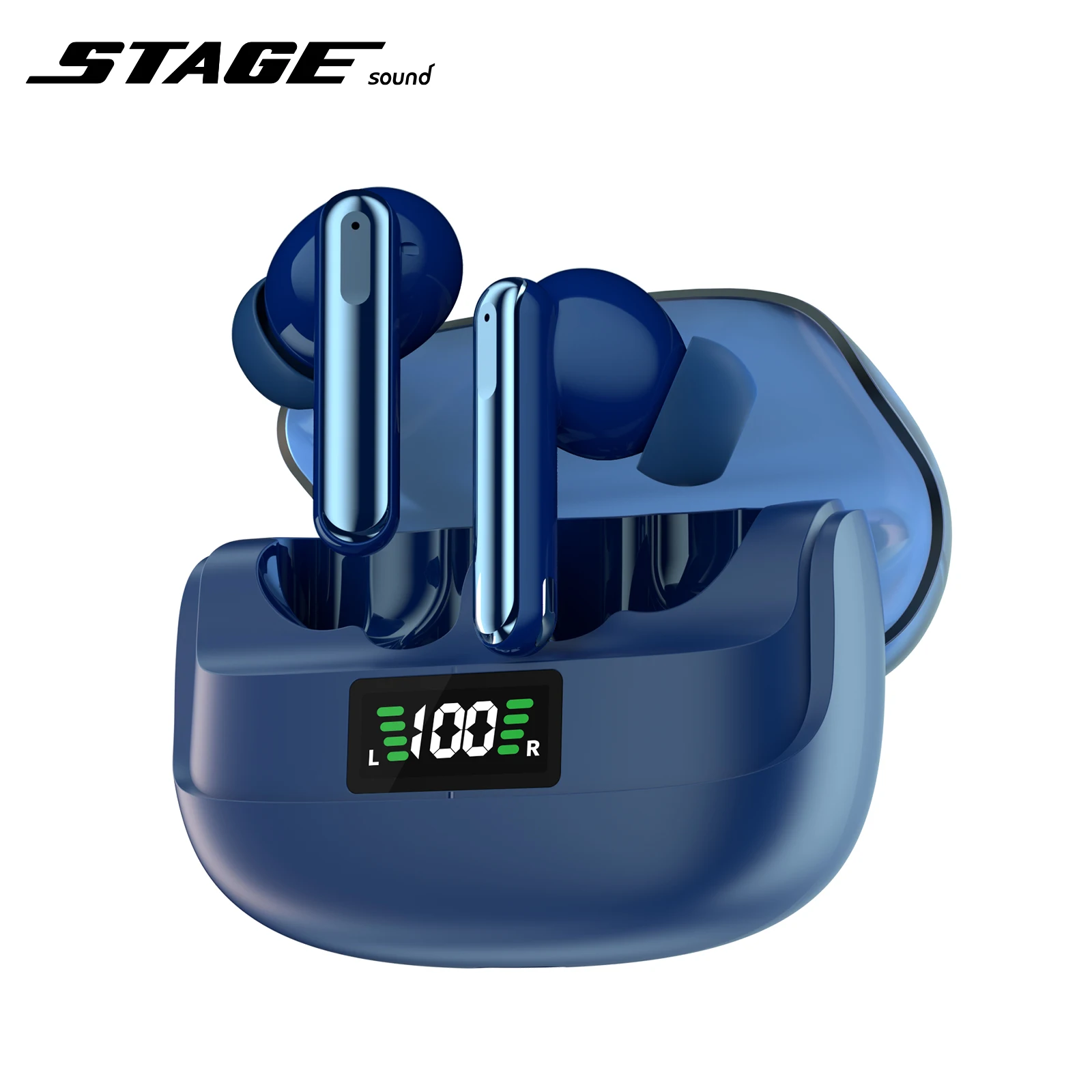 StageSound Wireless Earbuds Bluetooth 5.3 Headphones with 4 ENC Mics for Calling Digital Display Charging Case 36H Playtime
StageSound Wireless Earbuds Bluetooth 5.3 Headphones with 4 ENC Mics for Calling Digital Display Charging Case 36H Playtime