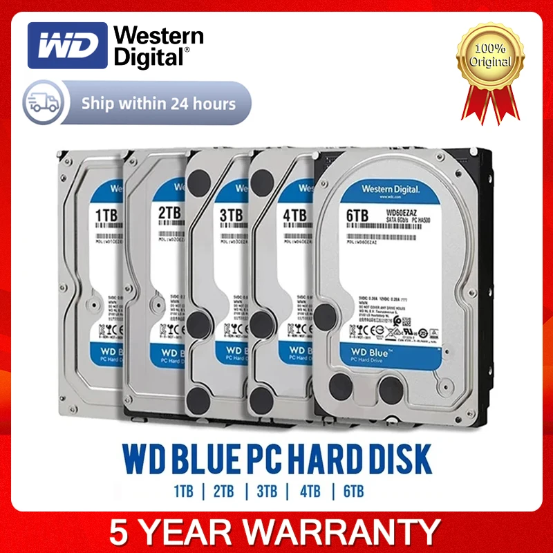 Жесткий диск Western Digital WD BLUE, 4 ТБ, 6 Тб, 3,5 дюйма, SATA III, 5400 об/мин, 500 Гб, 1 ТБ
Жесткий диск Western Digital WD BLUE, 4 ТБ, 6 Тб, 3,5 дюйма, SATA III, 5400 об/мин, 500 Гб, 1 ТБ