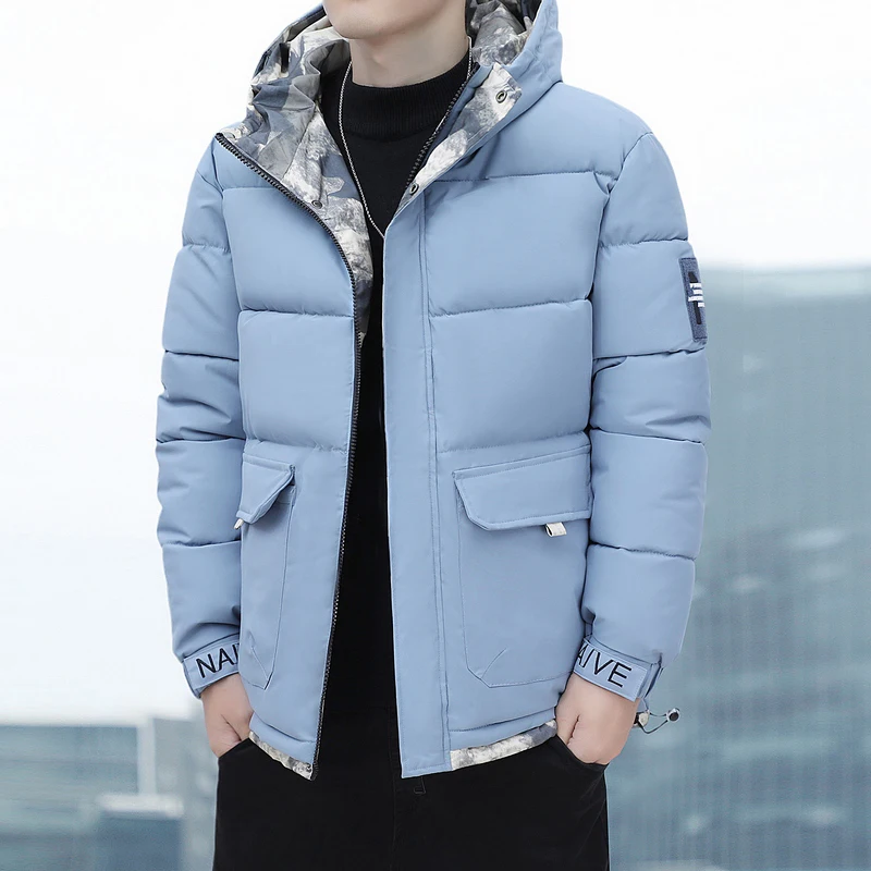 Winter Jacket Men's Parka Warm Thick Hooded Puffer Coat Autumn Windproof Solid Casual Cotton Padded Windbreaker Outdoor Overcoat
Winter Jacket Men's Parka Warm Thick Hooded Puffer Coat Autumn Windproof Solid Casual Cotton Padded Windbreaker Outdoor Overcoat