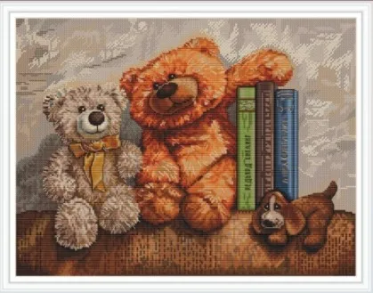 Little Bear on the Sofa Embroidery DIY 14CT Unprinted Arts Cross stitch kits Set Cross-Stitching Home Decor
Little Bear on the Sofa Embroidery DIY 14CT Unprinted Arts Cross stitch kits Set Cross-Stitching Home Decor