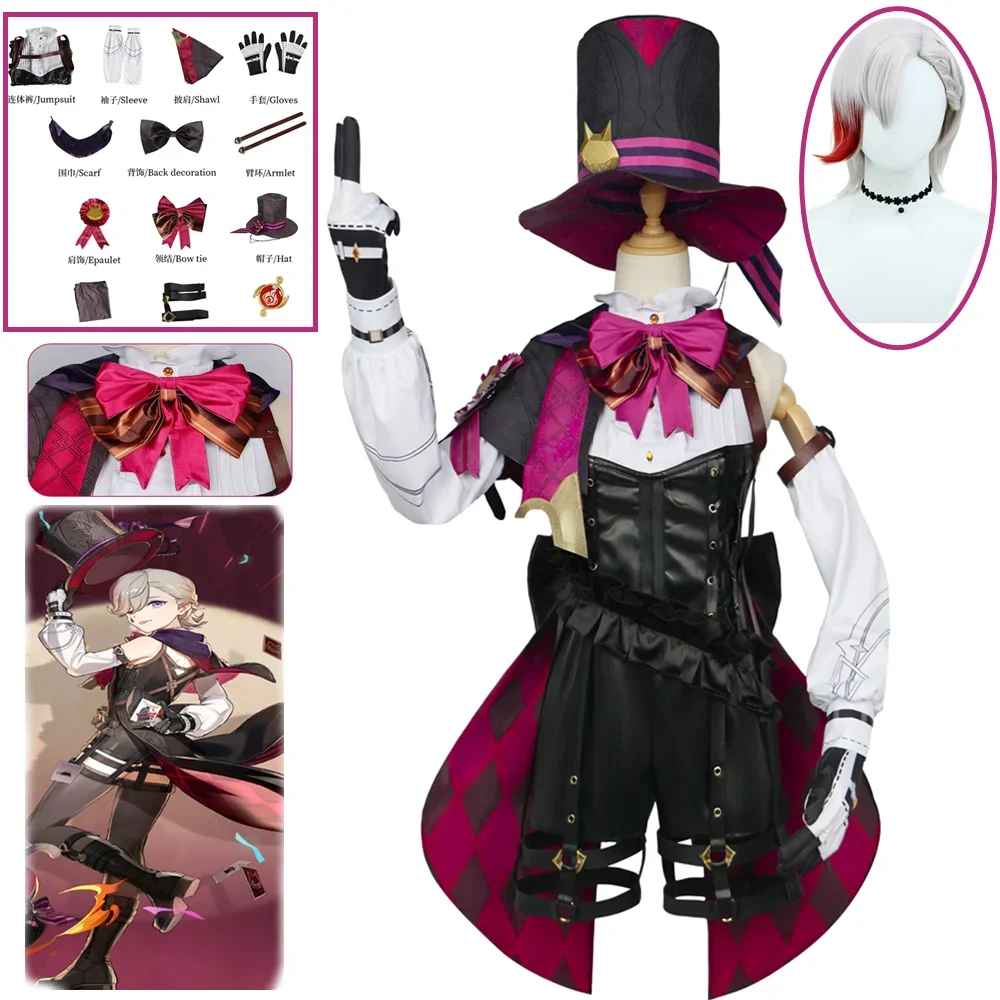 Lyney Cosplay Fontaine Lyney Cosplay Game Cosplay Costume Halloween Anime Clothes
Lyney Cosplay Fontaine Lyney Cosplay Game Cosplay Costume Halloween Anime Clothes