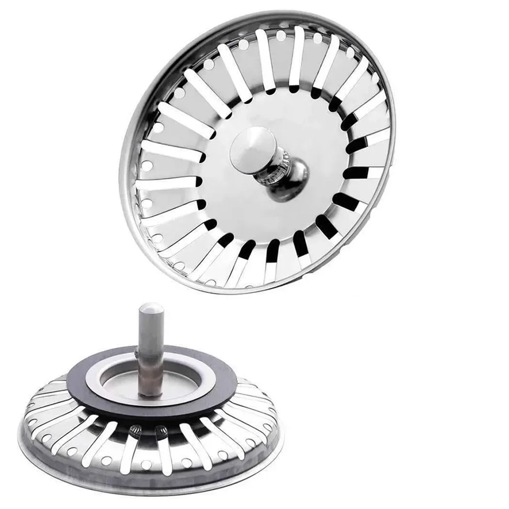84mm Kitchen Sink Strainer Replacement Plug Stainless Steel Drain Waste Stopper Kitchen Bathroom Basin Sink Drainer Strainer
84mm Kitchen Sink Strainer Replacement Plug Stainless Steel Drain Waste Stopper Kitchen Bathroom Basin Sink Drainer Strainer
