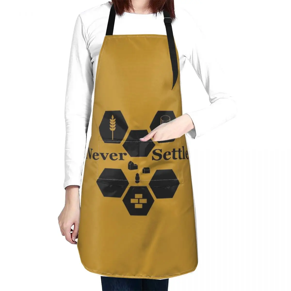 Never Settle - With All the Pieces Apron Kitchen Handle For Women Chef Uniform Women Apron
Never Settle - With All the Pieces Apron Kitchen Handle For Women Chef Uniform Women Apron