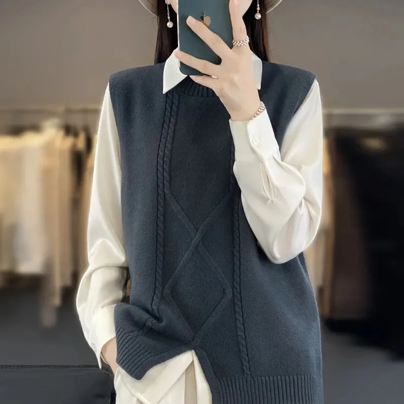 Sweater Vest for Women - Sleeveless Pullover Knit Top 17 Sweater Vest for Women - Sleeveless Pullover Knit Top