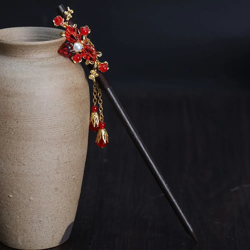 Exquisite Retro Hair Fork Gift Glaze Wood Stick Chinese Hairpin Women Hair Accessories Tassel Hair Stick Hairstyle Design Tool
Exquisite Retro Hair Fork Gift Glaze Wood Stick Chinese Hairpin Women Hair Accessories Tassel Hair Stick Hairstyle Design Tool