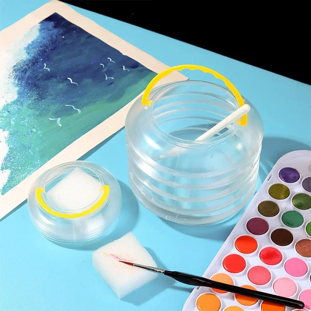 Transparent Calligraphy Calligrapher Student Art Supplies Painting Brushes Holder Pen Washing Bucket Brush Cleaning Case
Transparent Calligraphy Calligrapher Student Art Supplies Painting Brushes Holder Pen Washing Bucket Brush Cleaning Case