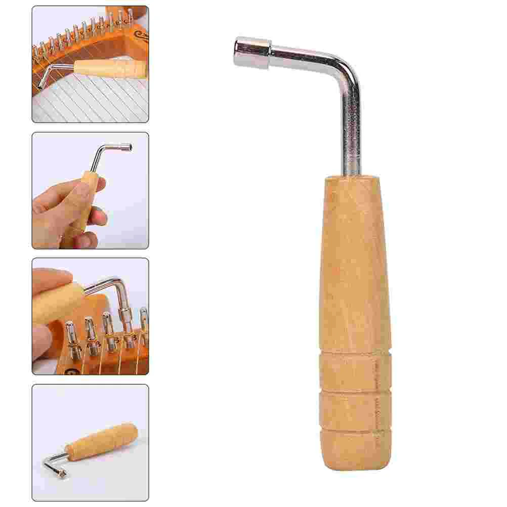 Guzheng Lyre Harp Tuning Wrench Classic String Instrument Piano Tuner Spanner Wooden Handle Adjustment Tool Inner Angle
Guzheng Lyre Harp Tuning Wrench Classic String Instrument Piano Tuner Spanner Wooden Handle Adjustment Tool Inner Angle