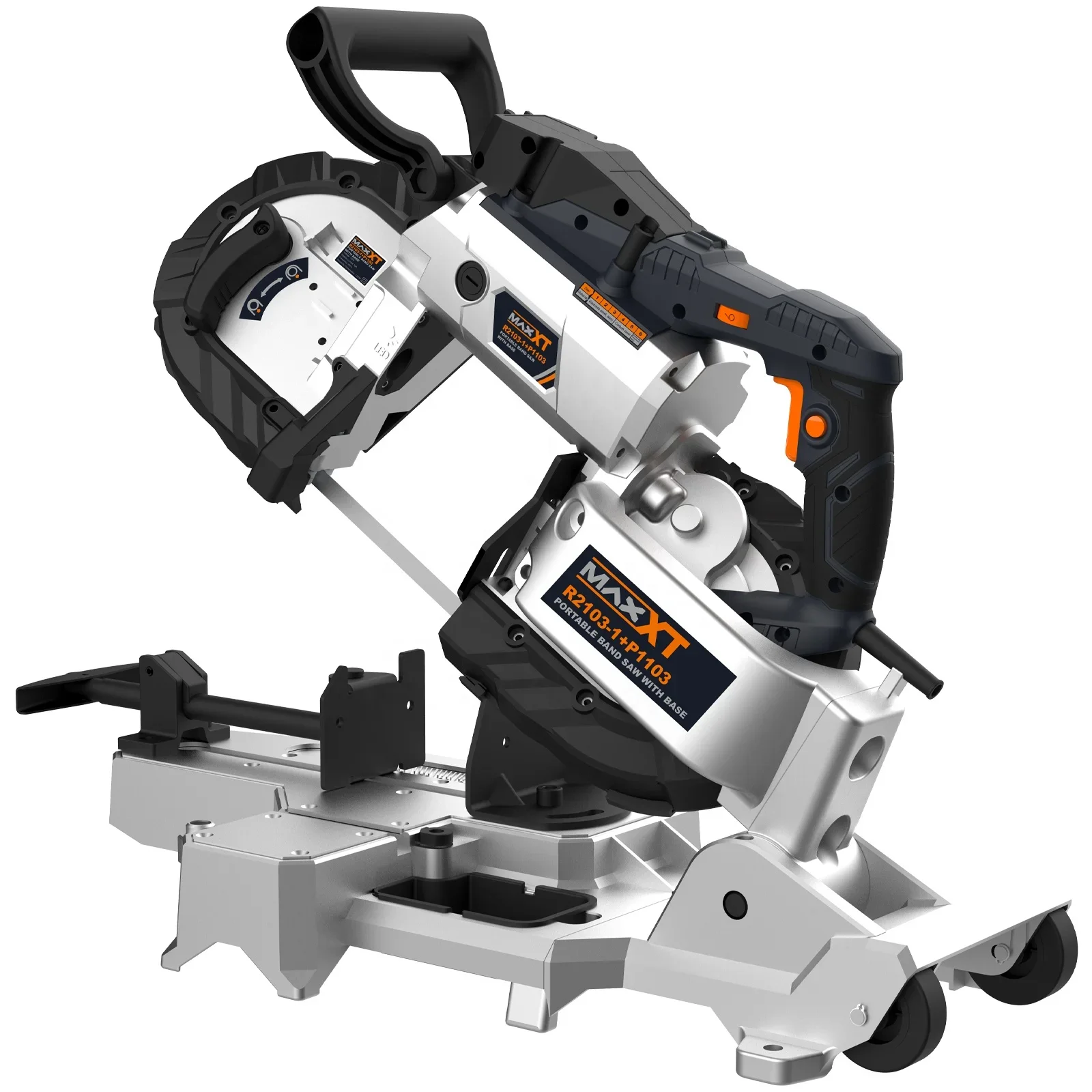New Portable Power Band Saw With Base Deep Cutting Variable Speed Handheld Portable Automatic Multi-Purpose Cutting Saw
New Portable Power Band Saw With Base Deep Cutting Variable Speed Handheld Portable Automatic Multi-Purpose Cutting Saw