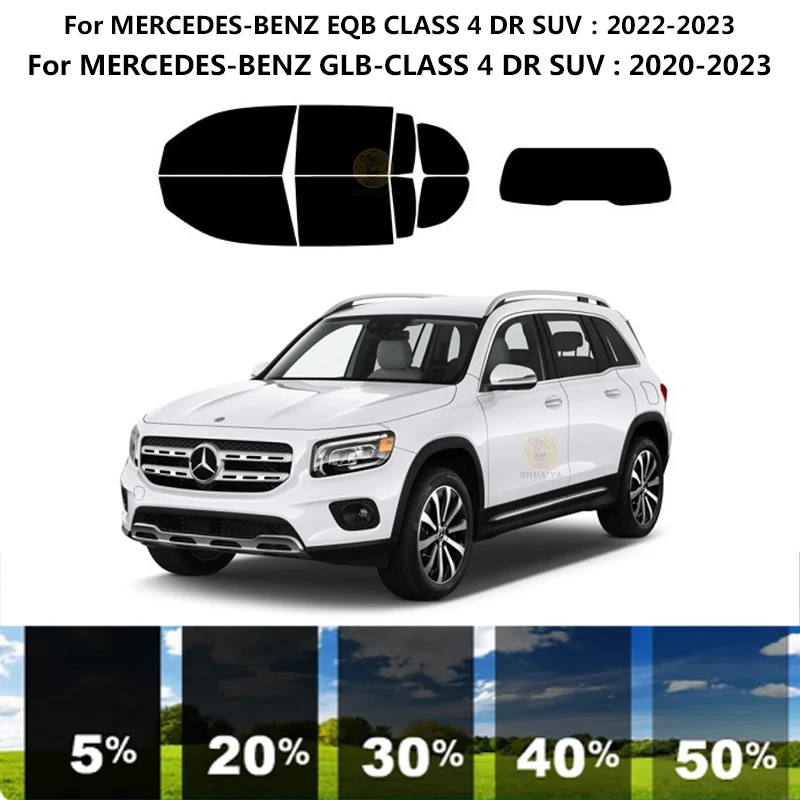 Precut nanoceramics car UV Window Tint Kit Automotive Window Film For MERCEDES-BENZ EQB CLASS 4 DR SUV 2022-2023
Precut nanoceramics car UV Window Tint Kit Automotive Window Film For MERCEDES-BENZ EQB CLASS 4 DR SUV 2022-2023