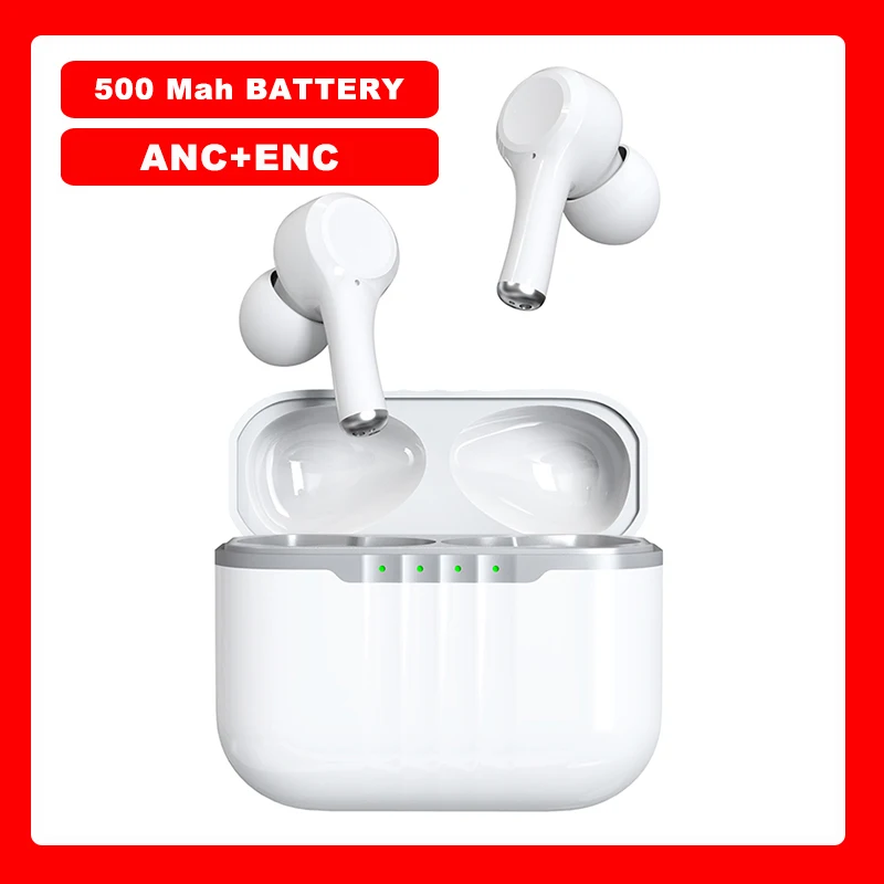 

J7 5.2 TWS Wireless Earbud Blue Tooth Headset ENC ANC Noise Reduction Cancelling HiFi Stereo Waterproof Game Sport Call Earphone