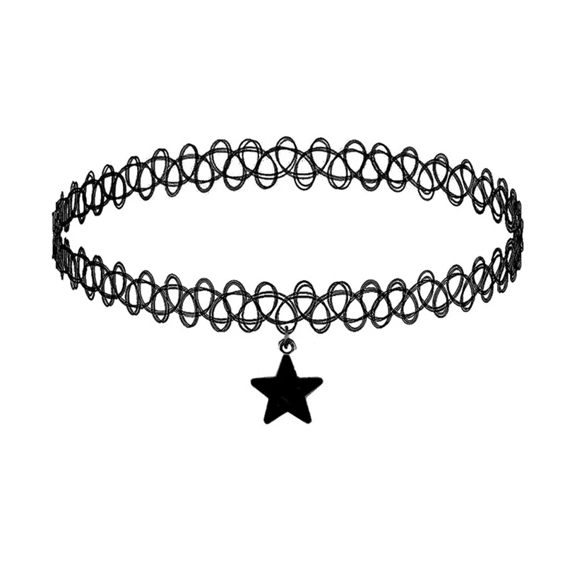 Fashion Choker Necklace Black Clavicle Tattoo Chain Star Pendant Woman Girl Collar Party Jewelry Neck Pendant Necklace
Fashion Choker Necklace Black Clavicle Tattoo Chain Star Pendant Woman Girl Collar Party Jewelry Neck Pendant Necklace