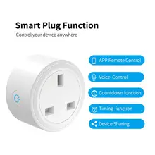 Smart Plug Outlet WiFi 10A Wireless Power Socket Remote Voice Control Power Energy Monitor Plug Adaptor For Home Management
Smart Plug Outlet WiFi 10A Wireless Power Socket Remote Voice Control Power Energy Monitor Plug Adaptor For Home Management