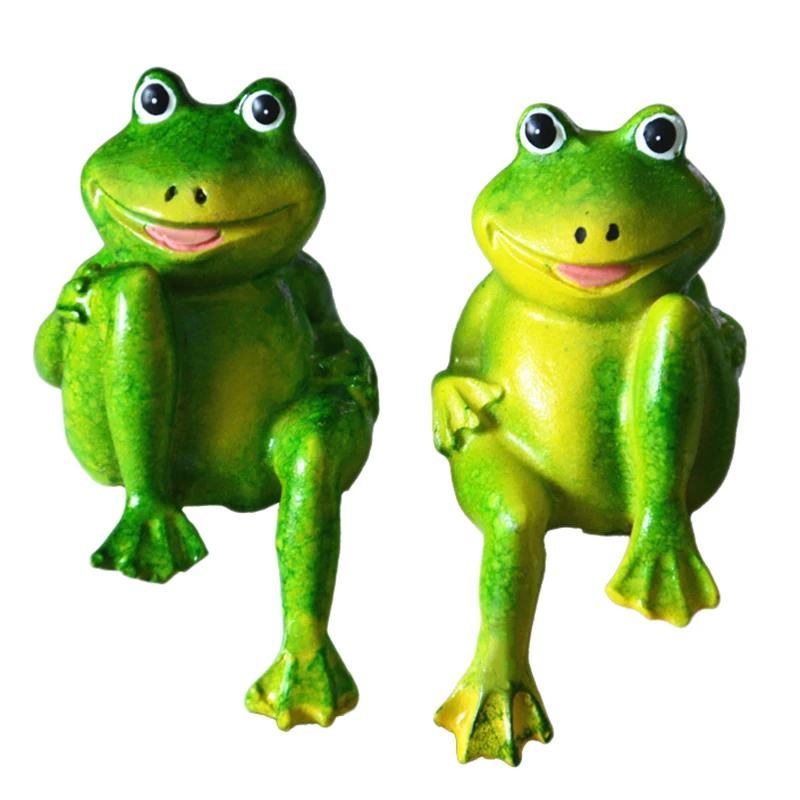 2Pcs/Set Cute Resin Sitting Frogs Statue Outdoor Garden Store Decorative Frog Sculpture for Home Desk Garden Decor Ornament S2
2Pcs/Set Cute Resin Sitting Frogs Statue Outdoor Garden Store Decorative Frog Sculpture for Home Desk Garden Decor Ornament S2