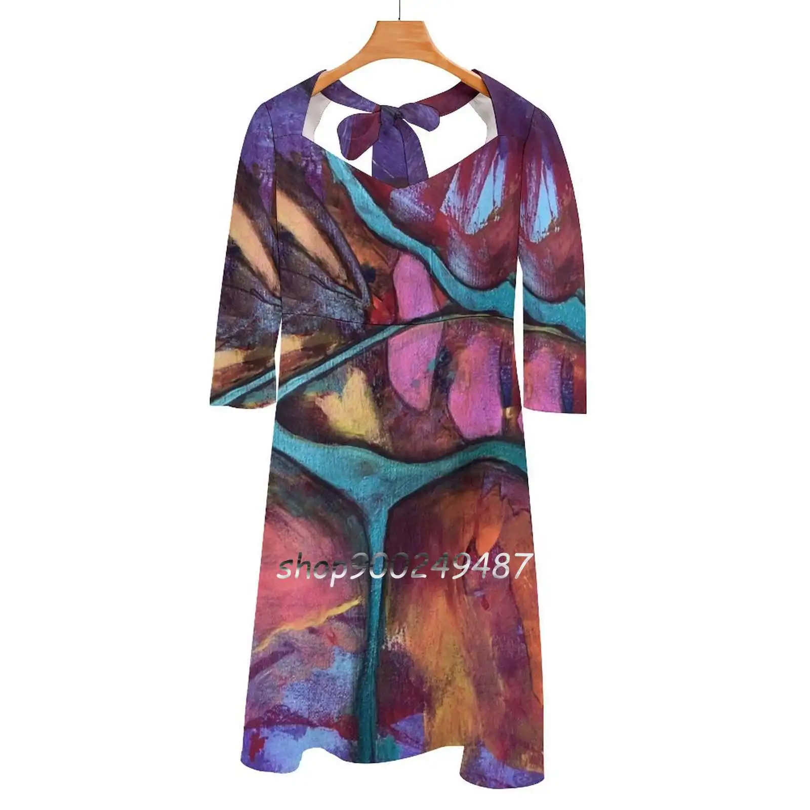 " Empyrean " 2020 Gchristopher Square Neck Dress Sweet Summer Dress Women Elegant Halter Print Dress Artist Abstract
" Empyrean " 2020 Gchristopher Square Neck Dress Sweet Summer Dress Women Elegant Halter Print Dress Artist Abstract