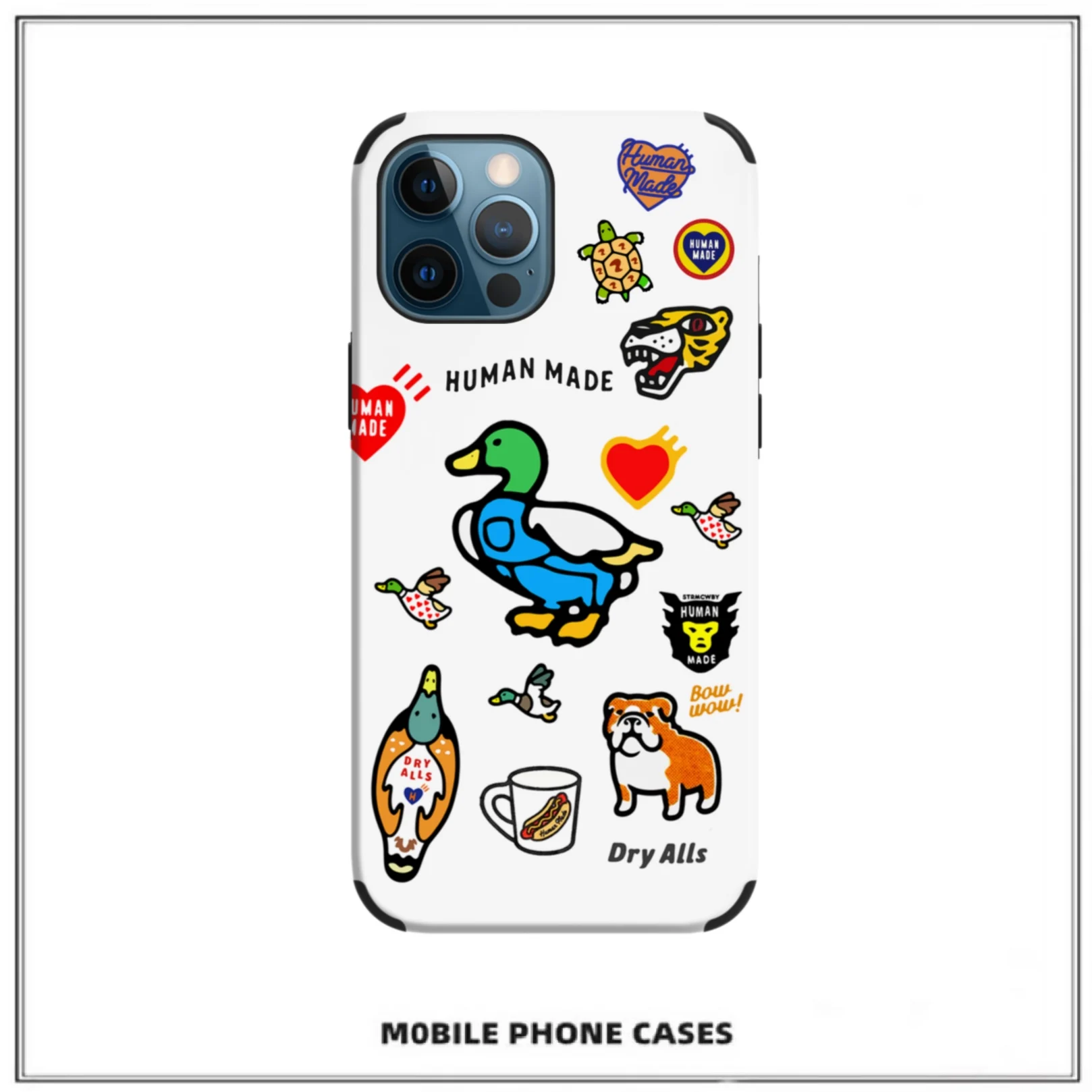 Human Made duck appropriate iPhone15pro Apple mobile phone case tide brand graffiti anti -fall protective cover
Human Made duck appropriate iPhone15pro Apple mobile phone case tide brand graffiti anti -fall protective cover