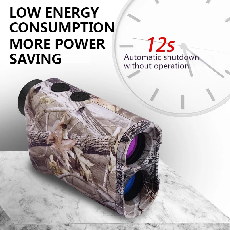 Golf Laser Rangefinder 600M Telescope with Flag-Lock Slope Pin Distance Meter for Camouflage Hunting Monocular
Golf Laser Rangefinder 600M Telescope with Flag-Lock Slope Pin Distance Meter for Camouflage Hunting Monocular