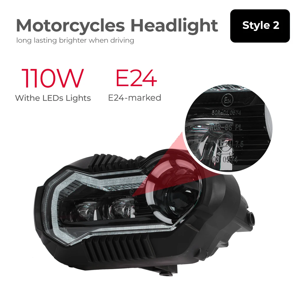 المصابيح الأمامية لدراجات BMW R1200GS 2004-2013 LC R 1200GS ADV Adventure R 1200 LED 6 المصابيح الأمامية لدراجات BMW R1200GS 2004-2013 LC R 1200GS ADV Adventure R 1200 LED